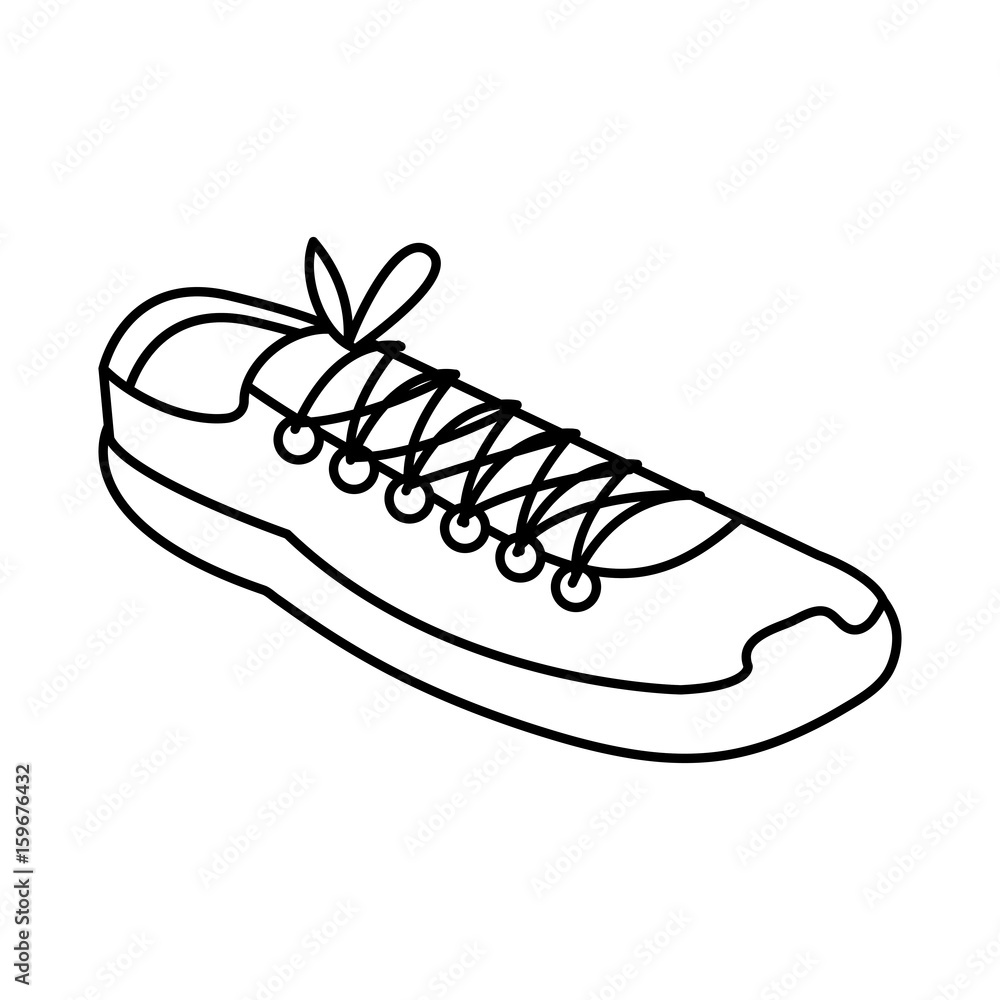 tennis shoe isolated icon vector illustration design tennis shoe isolated icon vector illustration design