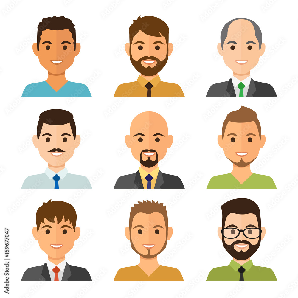 Business people avatars Business people avatars