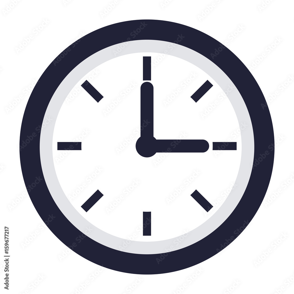 clock world time concept business daily icon vector illustration clock world time concept business daily icon vector illustration