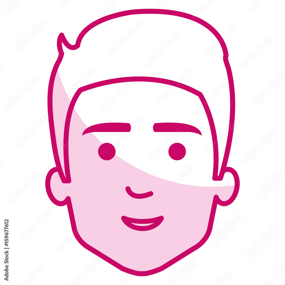 young man head avatar character vector illustration design young man head avatar character vector illustration design