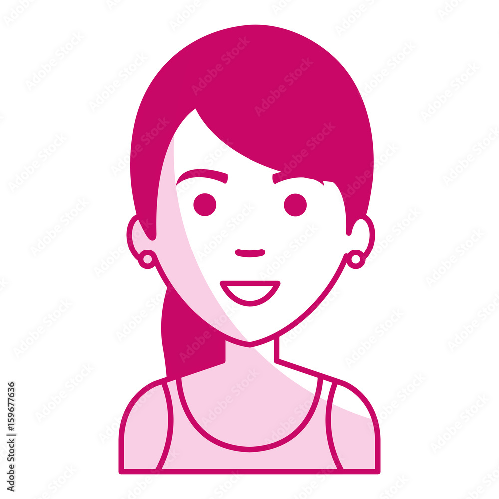 beautiful and young woman character vector illustration design beautiful and young woman character vector illustration design