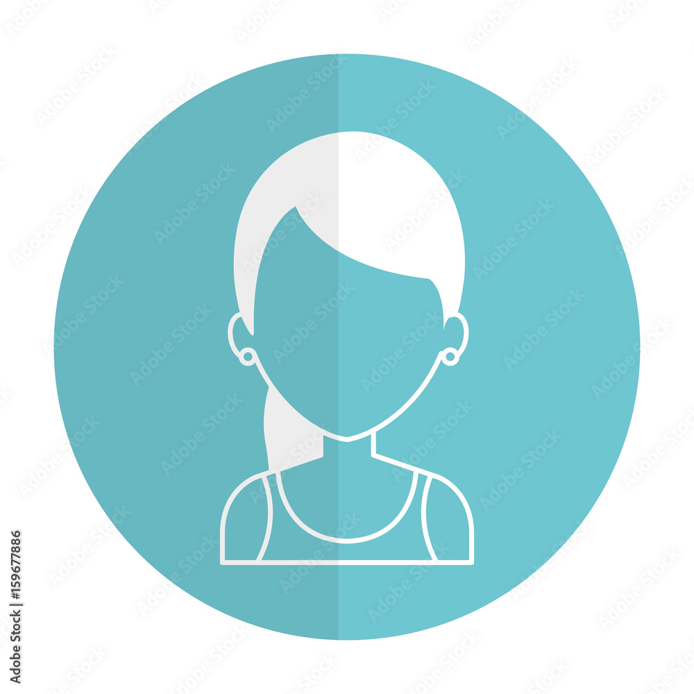 beautiful and young woman character vector illustration design beautiful and young woman character vector illustration design