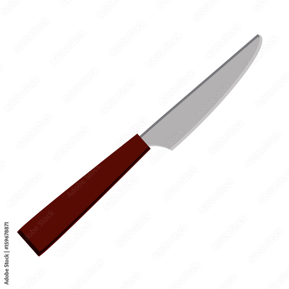 knife icon over white background vector illustration knife icon over white background vector illustration