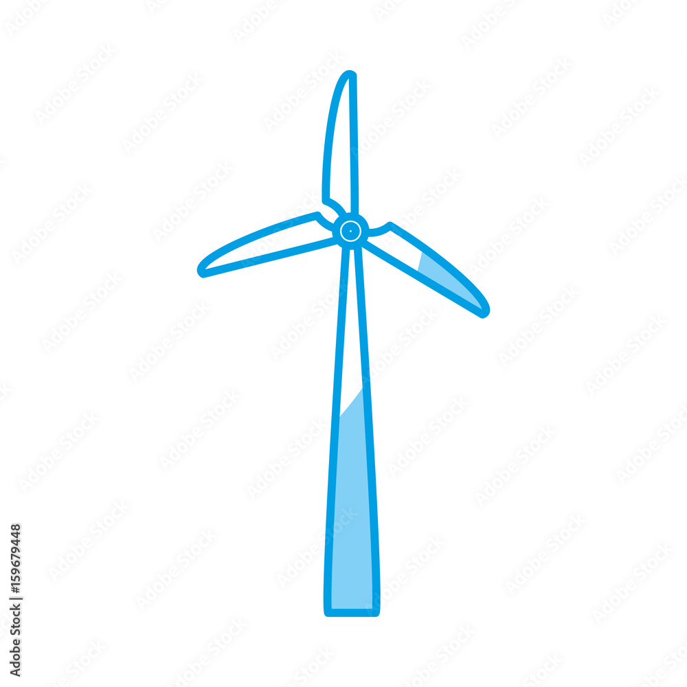 eolic turbine icon over white background vector illustration eolic turbine icon over white background vector illustration
