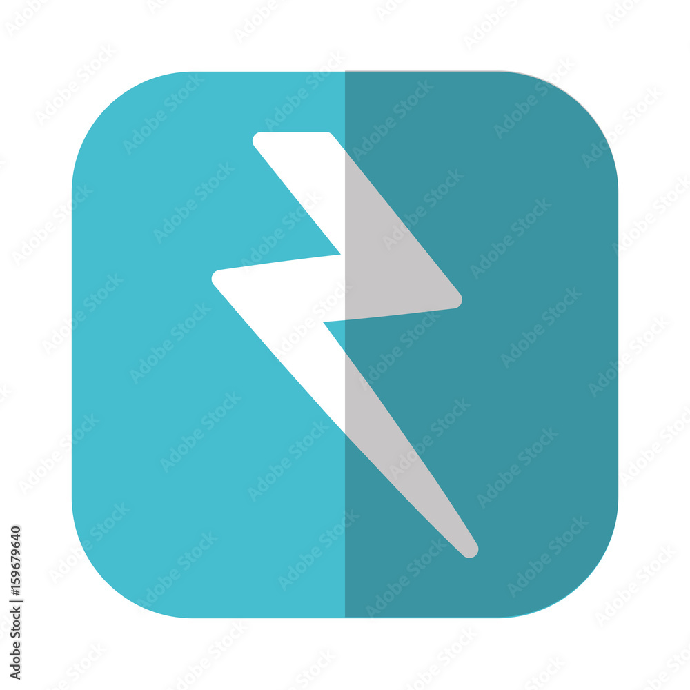 thunder icon over white background vector illustration thunder icon over white background vector illustration