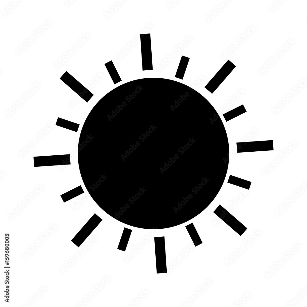 sun icon over white background vector illustration sun icon over white background vector illustration