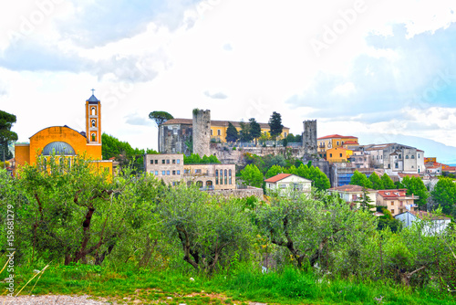 characteristic historic center in Eboli, Italy photo