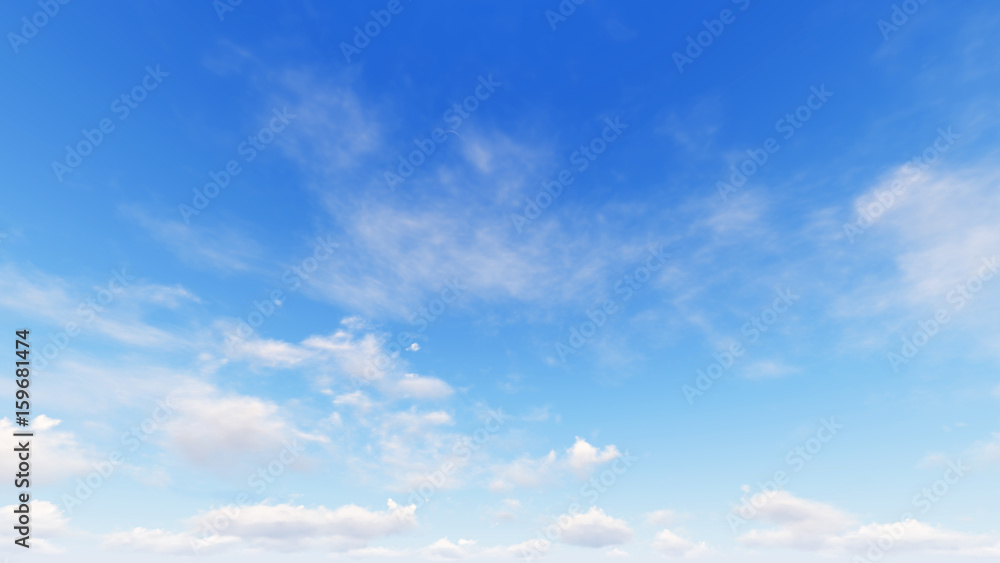 Cloudy blue sky abstract background, 3d illustration Cloudy blue sky abstract background, 3d illustration