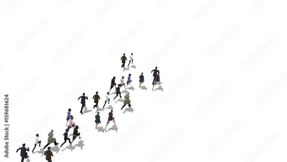 Runners 3D animation Runners 3D animation