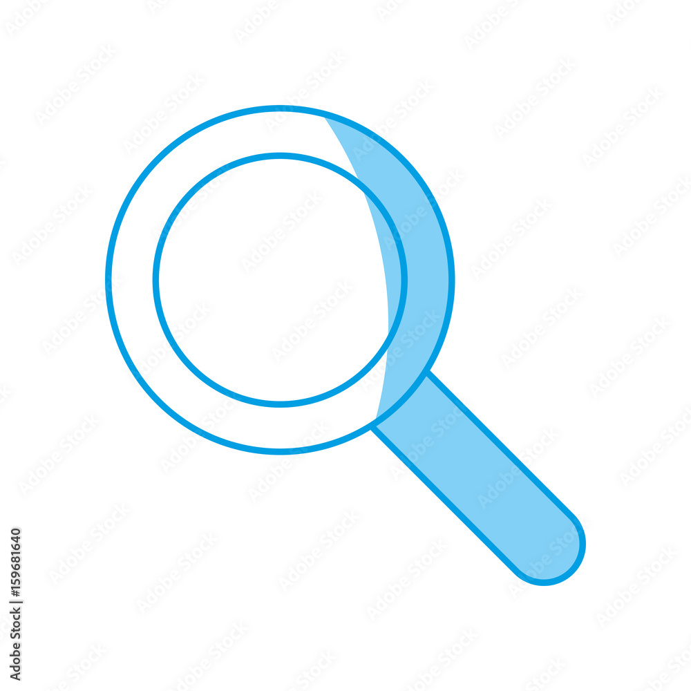 lupe icon over white background vector illustration lupe icon over white background vector illustration