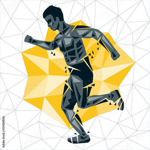 Geometric Crossfit concept