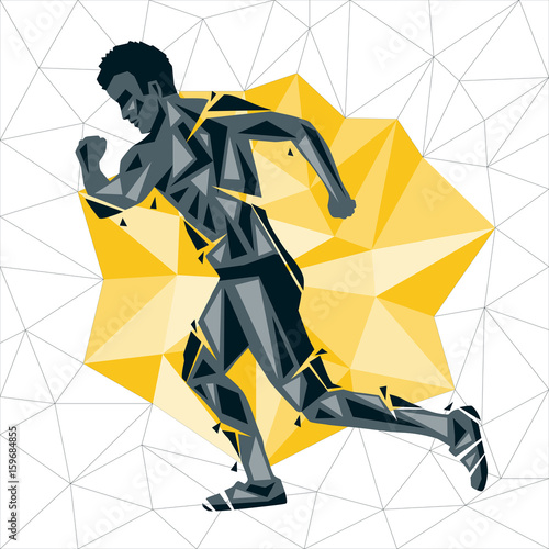 Geometric Crossfit concept