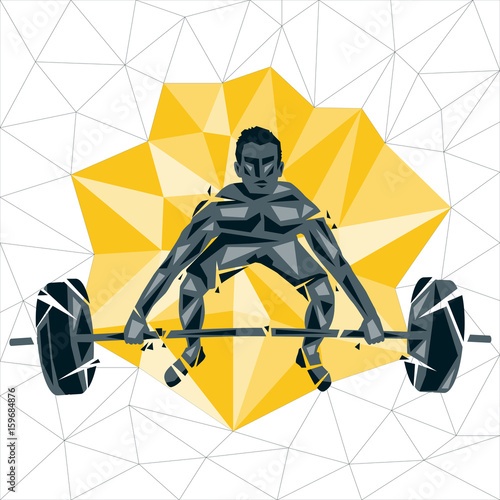 Geometric Crossfit concept