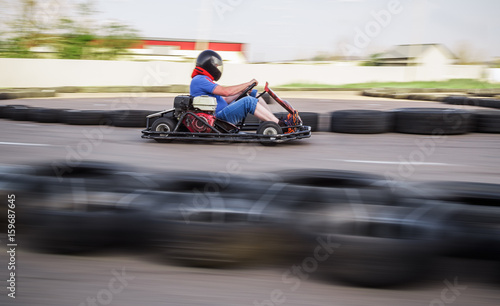 Indoor karting race
