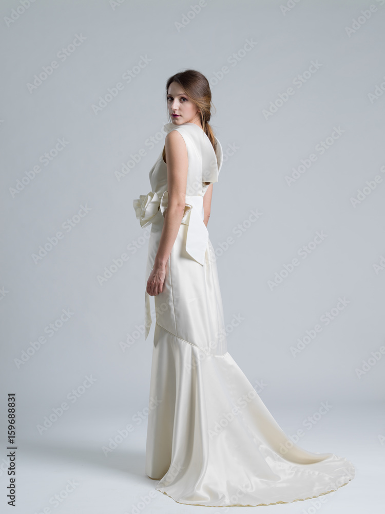 Portrait of beautiful young women in wedding dress Portrait of beautiful young women in wedding dress