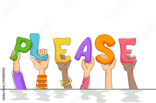 Hands Good Traits Saying Please