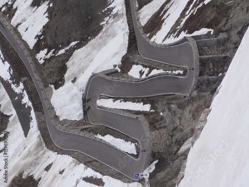 The Passo dello Stelvio, the Alps, Italy photo