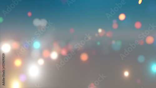 Abstract Blurred Bokeh