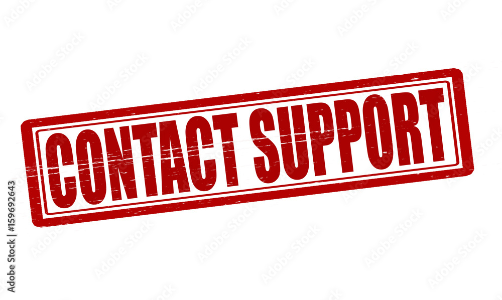 Fototapeta premium Contact support