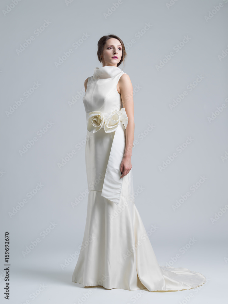 Portrait of beautiful young women in wedding dress Portrait of beautiful young women in wedding dress