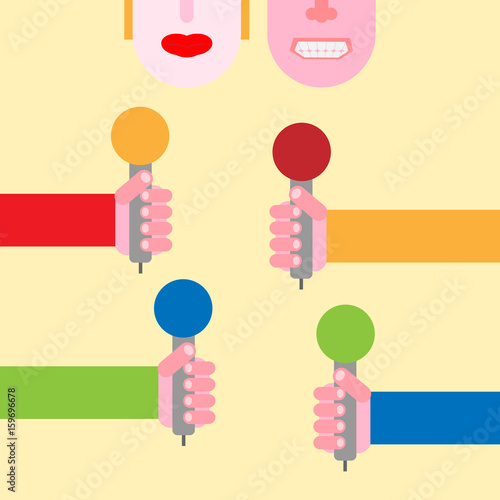 Interview with celebrities