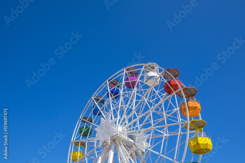 Ferry wheel at Tibidabo amusement park,