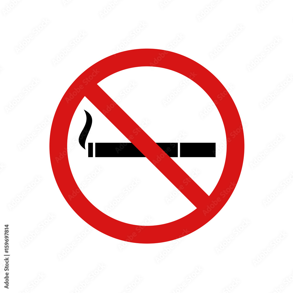 No smoke zone sign No smoke zone sign