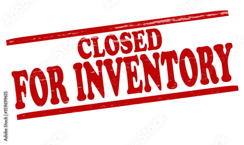 Closed for inventory