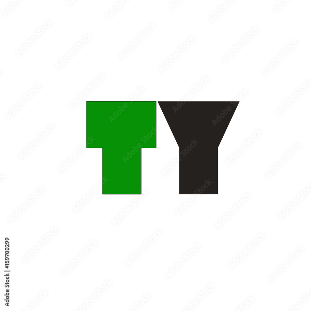 TRIANGLE INNITIALS T DESIGN