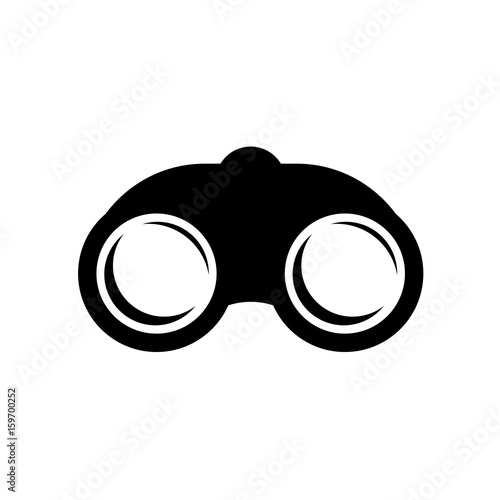 Binocular flat icon
