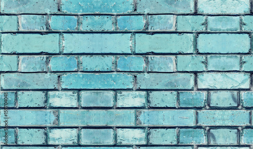 seamless texture old blue cracked brickwork