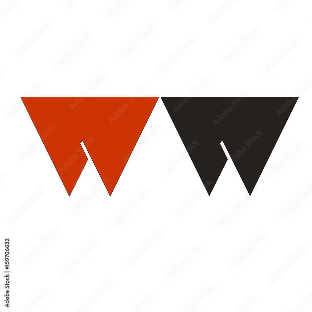 TRIANGLE INNITIALS W DESIGN TRIANGLE INNITIALS W DESIGN