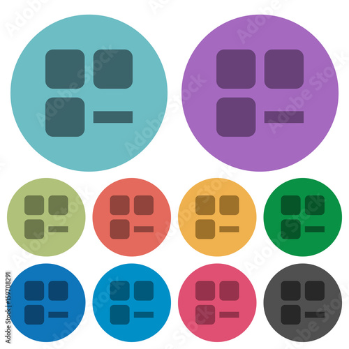 Remove component color darker flat icons