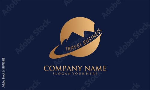 world travel business logo