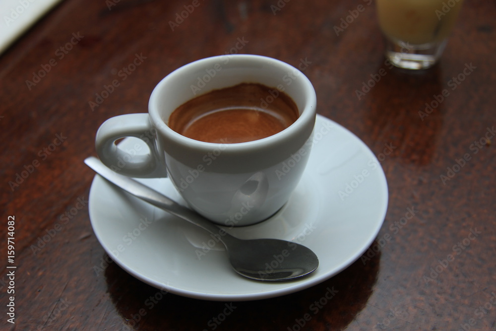A cup of espresso