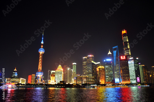 Shanghai skyline from the bund