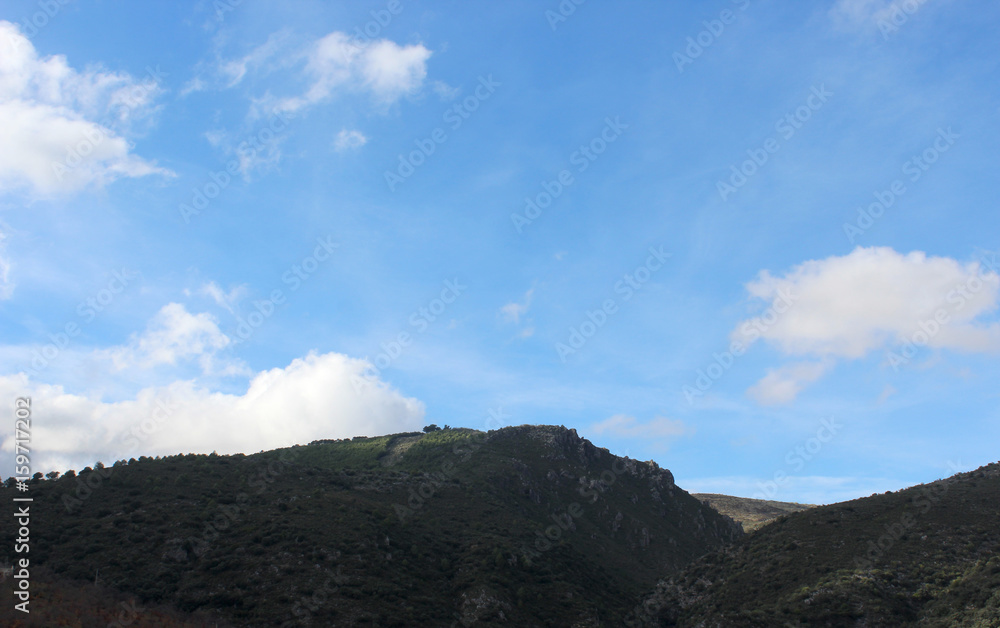 Fototapeta premium big mountain photo