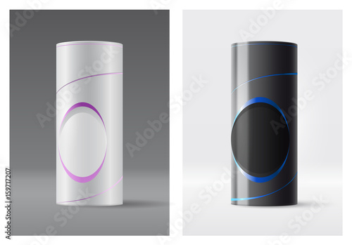 Shampoo plastic bottle or shower gel bottle template design. Cream or lotion bath care