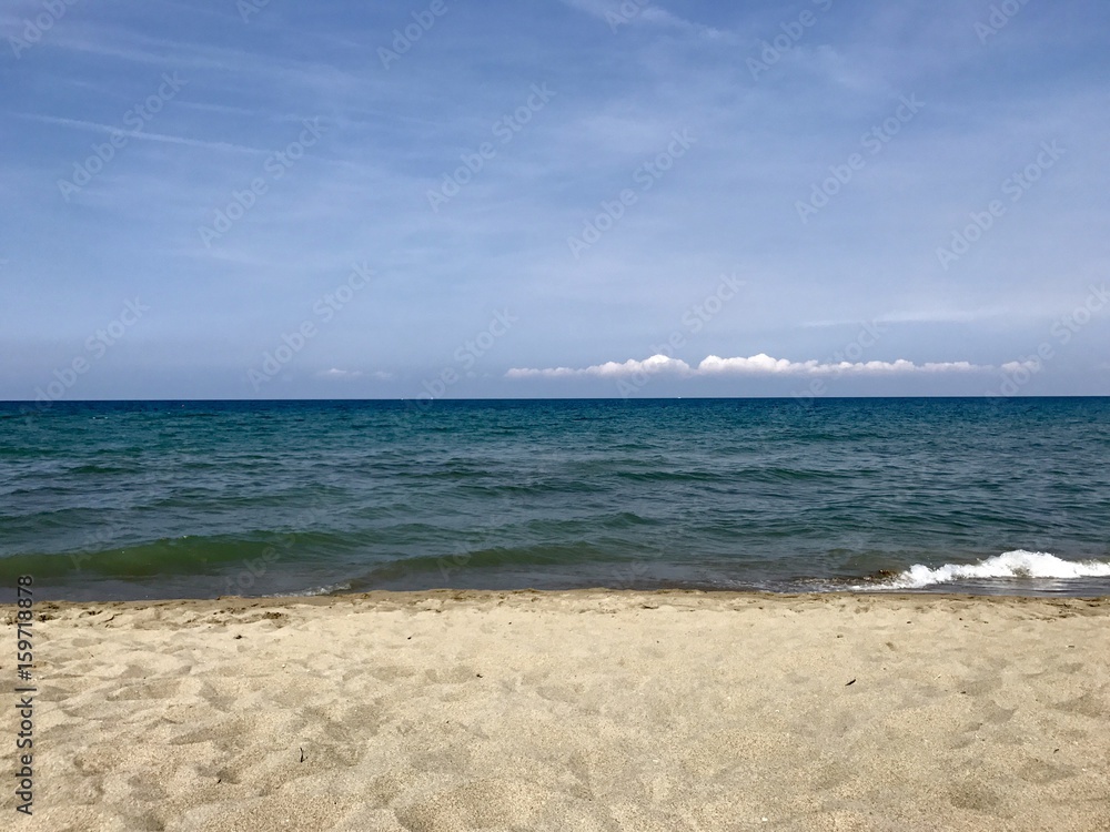 Strand im Urlaub am Mittelmeer