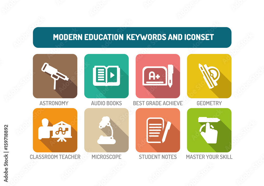 Modern Education Concept Modern Education Concept