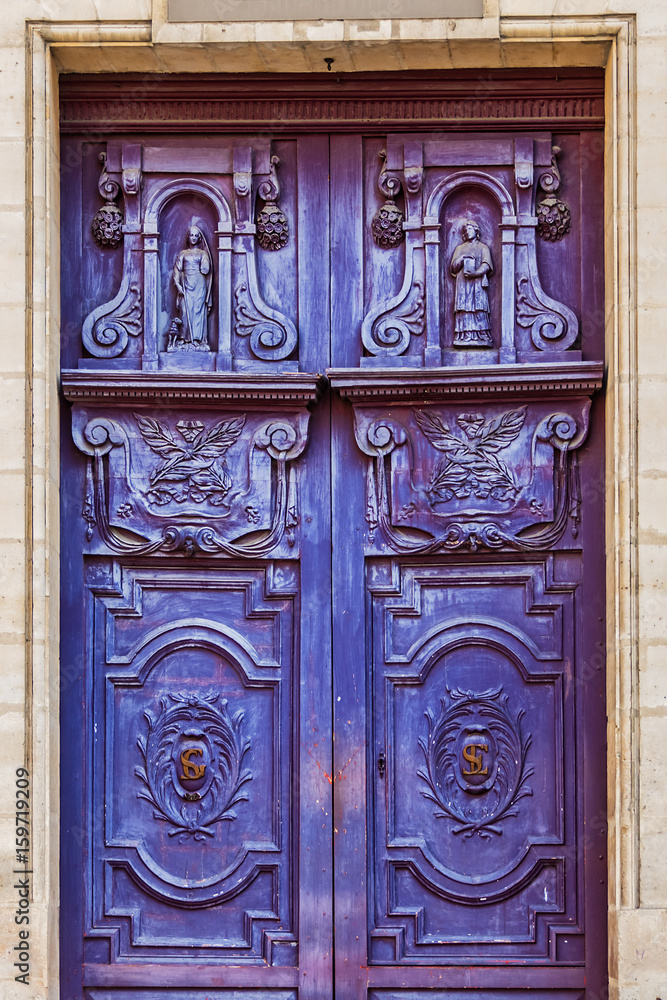 Church of Saint-Etienne-du-Mont (1494 - 1624) in Paris near Pantheon. It contains shrine of St. Genevieve - patron saint of Paris. Church also contains tombs of Blaise Pascal & Jean Racine. Details.