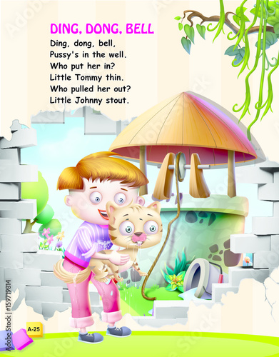 фотографія ding dong bell rhyme