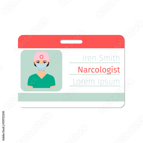 Narcologist medical specialist badge