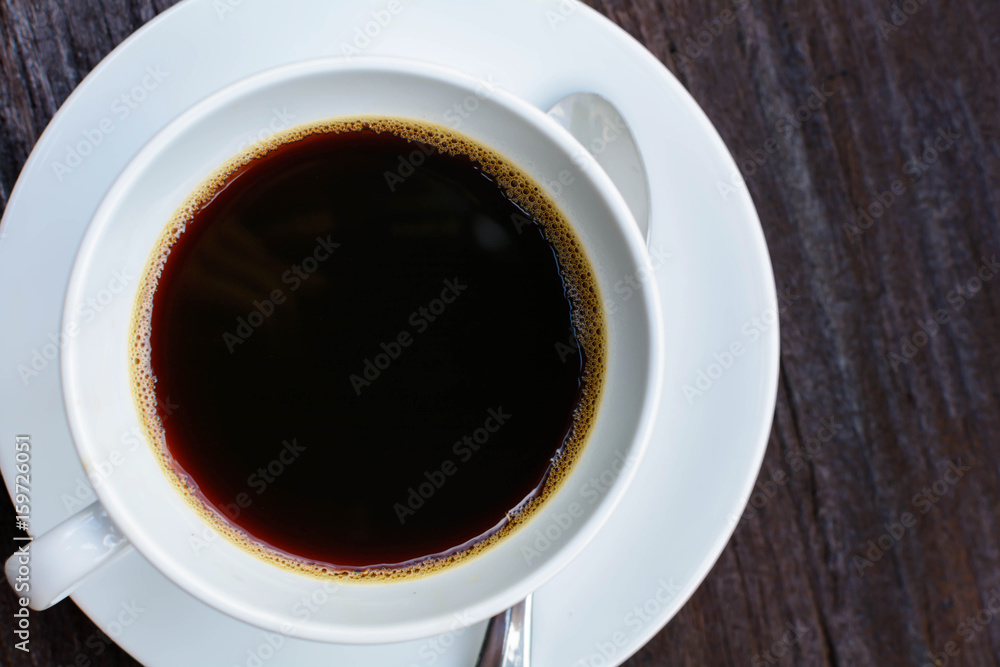 close up coffee cup clock on old wooden table nature background close up coffee cup clock on old wooden table nature background