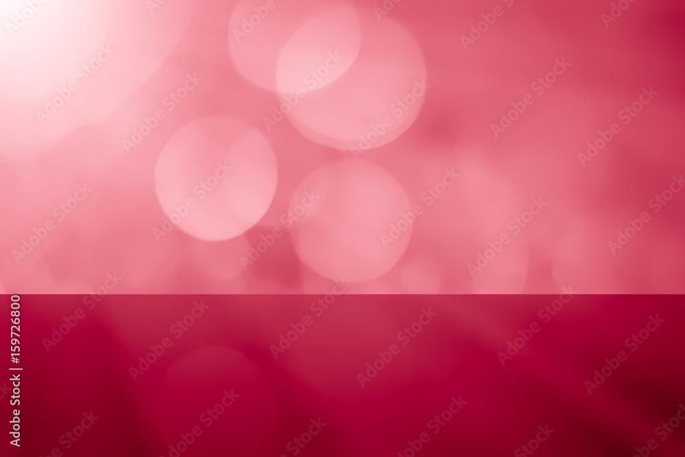 product bokeh background red