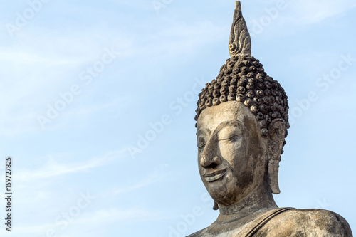 Buddha statue stucco