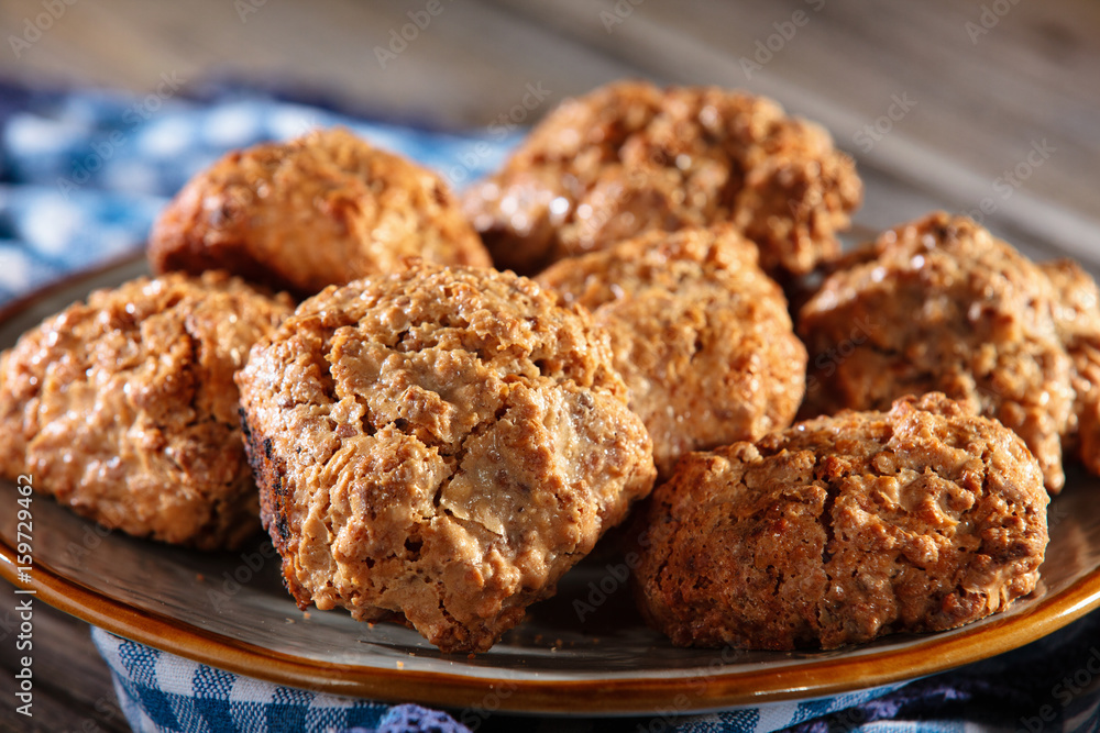 Homemade almond cookies. Homemade almond cookies.