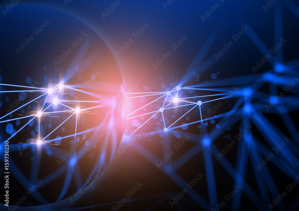 globe web blue blur network background
