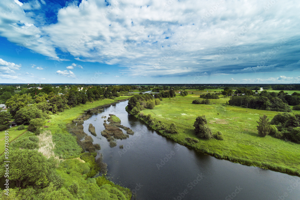 River Venta near Skrunda, Latvia.
