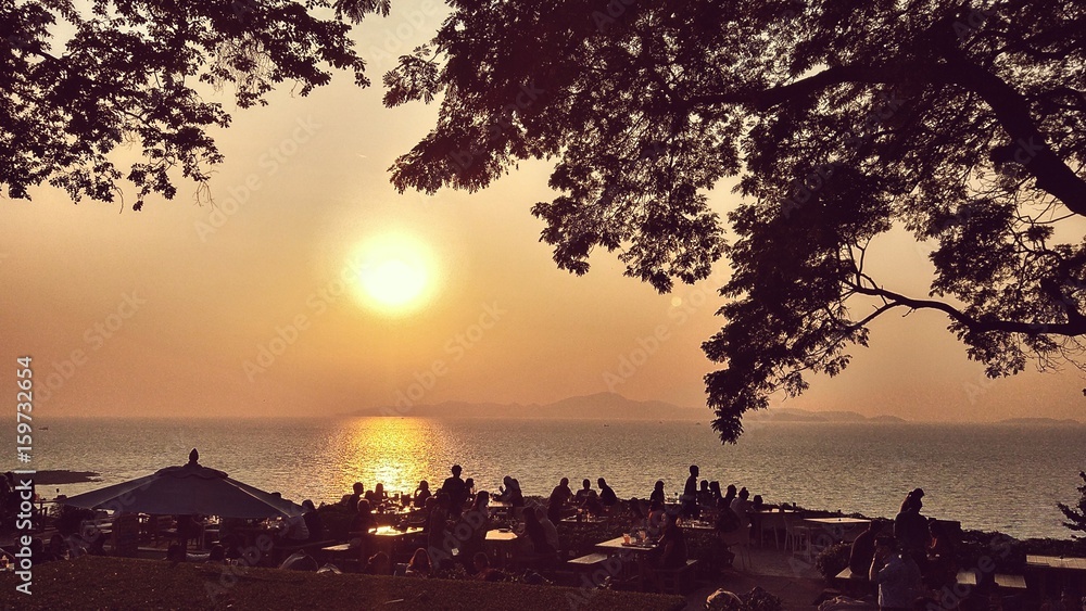 Obraz premium Thai sunset